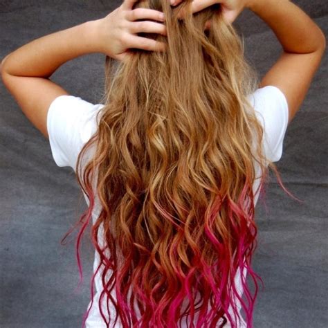 Hot Pink Dip Dye Hair Styles Temporary Hair Color Dye My Hair