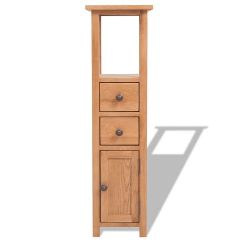 Deck out your room with these. vidaXL Solid Oak Wood Corner Cabinet Brown Bathroom Shelf ...