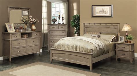 Caracole millet bedroom furniture & matching items. south beach queen size bed in weathered oak - Modern ...