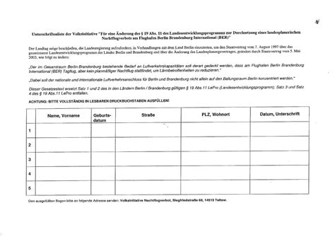 Hvac rechnungen vorlagen dann unterschriftensammlung muster. Bürgerinitiative Schützt Potsdam e.V.: 24.08.2011