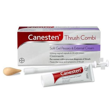 Canesten Thrush Combi Softgel Pessary And Cream