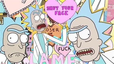 Decorate your laptops, water bottles, notebooks and windows. aesthetics | Morty, Rick and morty, Shut your face
