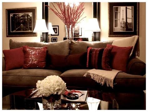20 Brown And Burgundy Living Room Ideas