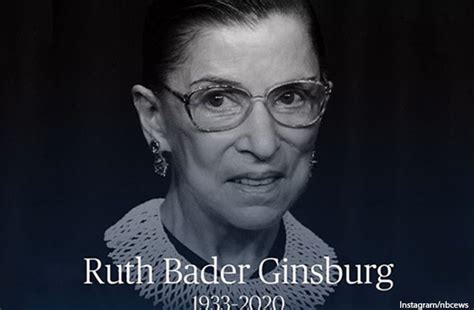 supreme court justice ruth bader ginsburg dead at 87