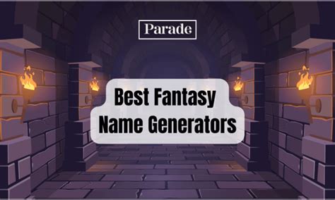 Best Fantasy Name Generators For Characters Parade