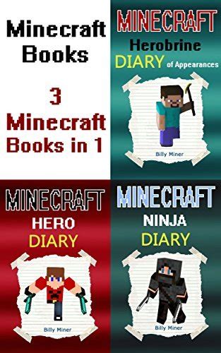 Minecraft Bundle Minecraft Book Bundle Of 3 Minecraft Hero Books In 1