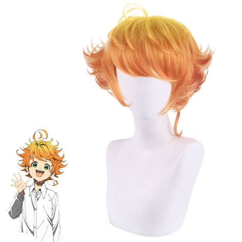 The Promised Neverland Emma Orange Cosplay Wig