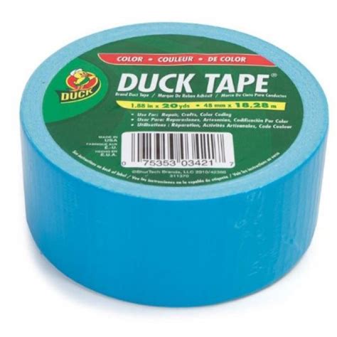 Geekshive Duck Duct Tape 15 Yds Length X 1 78 Width Electric Blue