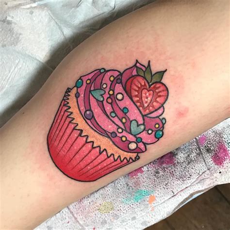 Girly Cupcake From This Morning Cupcake Tattoo Designs Cupcake