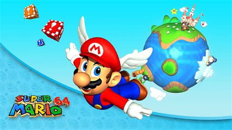 Wallpaper Super Mario 64 Background