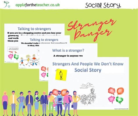 Social Story Stranger Danger Apple For The Teacher Ltd