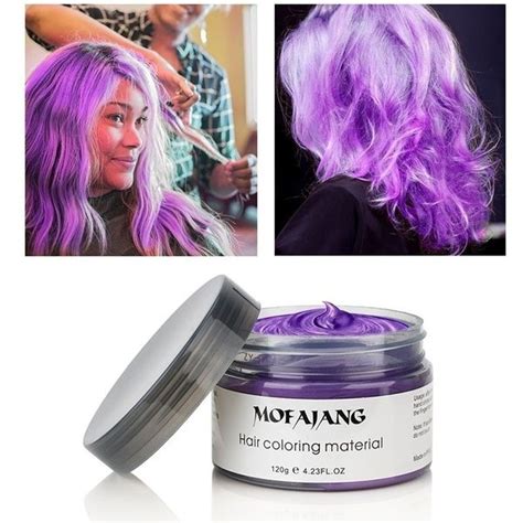 Unisex Colors Mofajang Hair Color Wax Mud Dye Cream Temporary Diy Modeling New Wedge