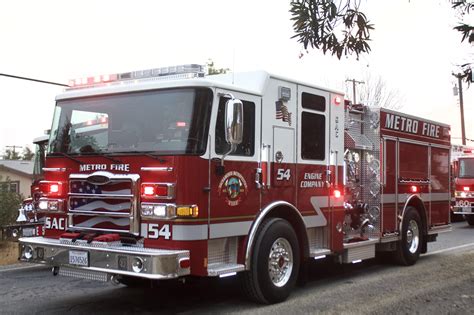 Usa Ca Sacramento Metropolitan Fire District New Engine 54 2020