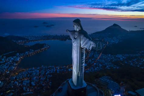Cristo Redentor Rio De Janeiro Brasil Dronestagram
