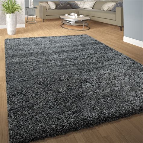 In vielfältigen varianten erhältlich, eignet. Hochflor Teppich Kuschelig Uni Farben Grau | TeppichCenter24