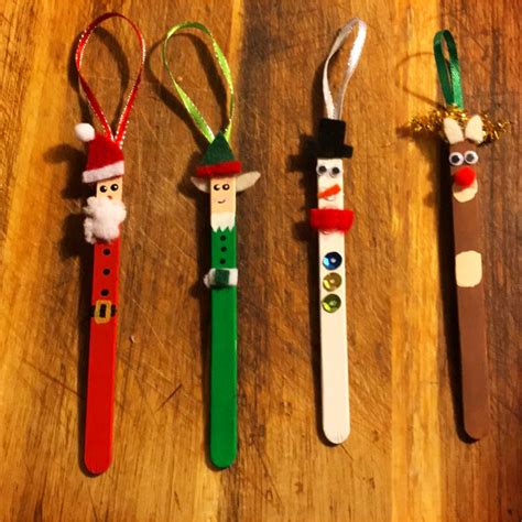 Popsicle Stick Christmas Crafts See The Diy Holiday