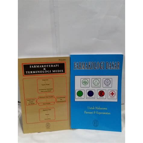 Jual Paket Buku Farmakologi Dasar Dan Farmakoterapi Terminologi Medis
