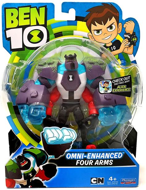 Ben 10 Basic Omni Enhanced Four Arms 5 Action Figure Playmates Toywiz