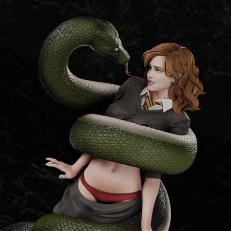 Adult Hermione Snake Naked Stl File D Digital Printing Stl Etsy