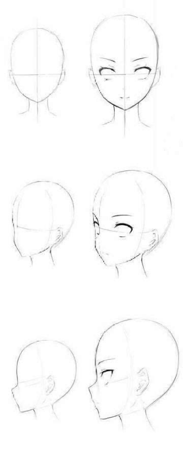 Best Drawing Anime Head Anatomy Ideas Anime Drawings Sketches Art