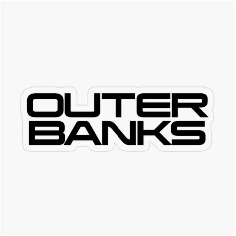 Outer Banks Logo Sticker By Davinbamarni In 2021 Banks Logo Outer