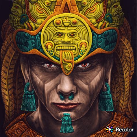 Inca Art Aztec Artwork Aztec Tattoo Designs Lion Head Tattoos Aztec