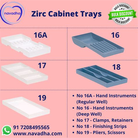Whiteblue Autoclavable Zirc Dental Cab Tray No 16a For Clinic 055 Lbs At Rs 650piece In Mumbai