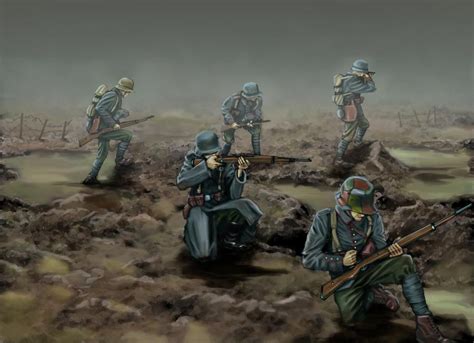 German Stormtroopers By Timcatherall On Deviantart Military Drawings