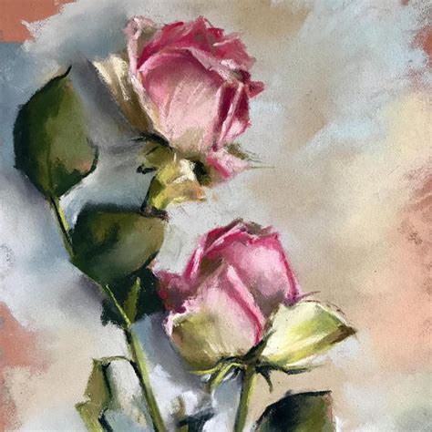 Canotstoppainting On Twitter Roses Painting Soft