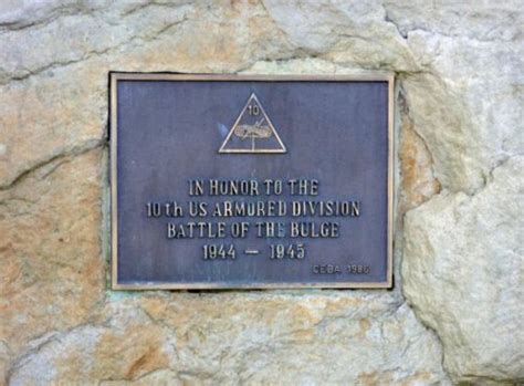 Memorial 10th Us Armored Division Berdorf