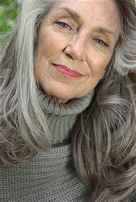 Jody Jaress Gorgeous Gray Hair Beautiful Gray Hair Long Hair Older Women