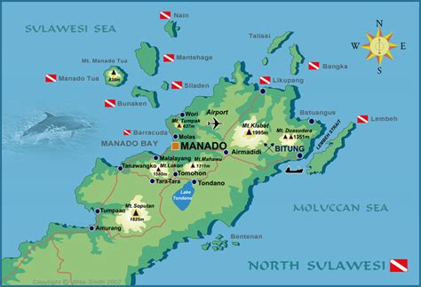 Manado Indonesia Map
