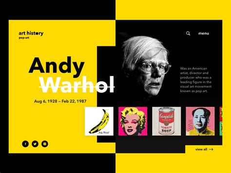 Pop Art Website Concept By Tanya Morenko For Live Typing On Dribbble