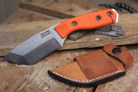 The dk3 configurator is an online design tool, where you can create your own combinations of the design your own configuration. 3DK Riot 3.7" Fixed Tanto Point, Elmax Blade / Orange G10 ...