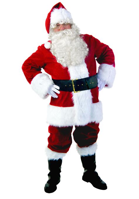 Adult Santa Claus Suits And Accessories Deluxe Theatrical Quality Adult Costumes