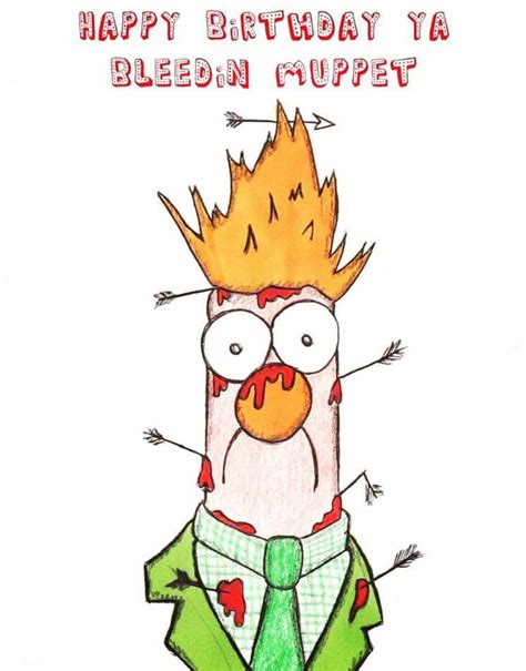 Happy Birthday Muppet Card Dublin Card Company