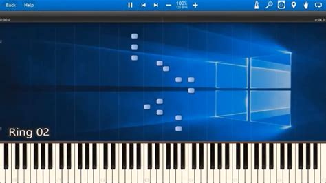 Windows 10 Sounds In Synthesia Youtube