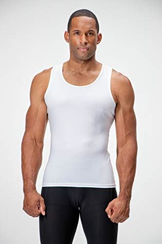 Devops 3 Pack Men S Muscle Dri Fit Compression Tank Top 2x Large White White White Pricepulse