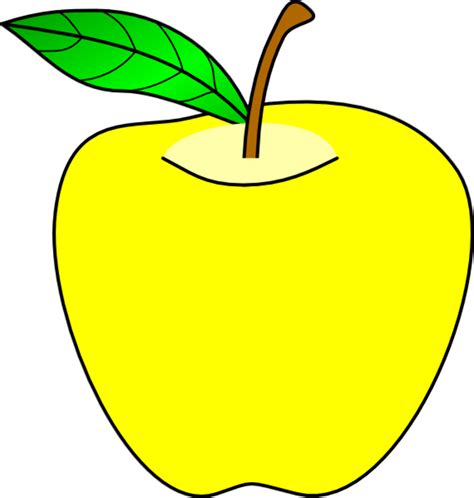 Download High Quality Apple Clipart Yellow Transparent Png Images Art