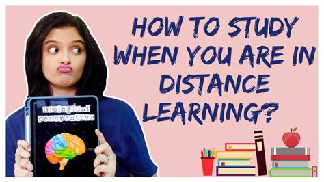 Study Tips For Students In Distance Learning How To Self Study