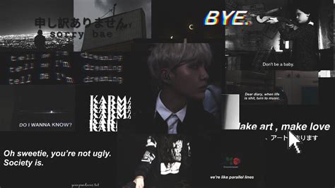 Bts Dark Aesthetic Wallpaper