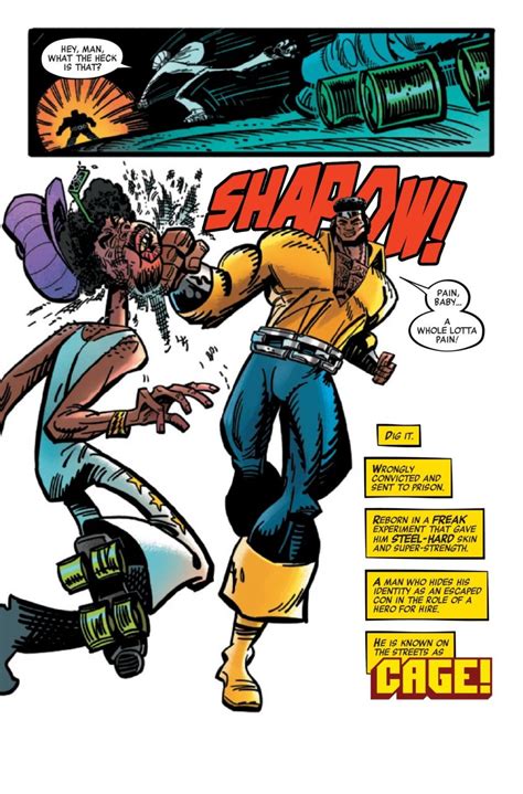 Comic Books Art Comic Book Panels Luke Cage Comics