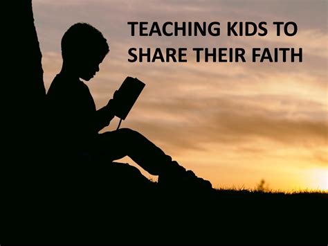 Teaching Kids To Share Their Faith ~ Relevant Childrens Ministry