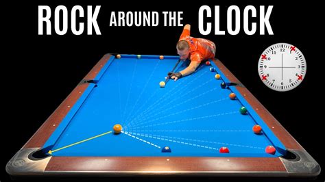 Pool Lesson Rock Around The Clock Optimal Cue Ball Control Youtube