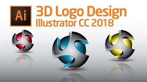 Illustrator Cc Tutorial 3d Logo Design 3d Logo Design Logo Design