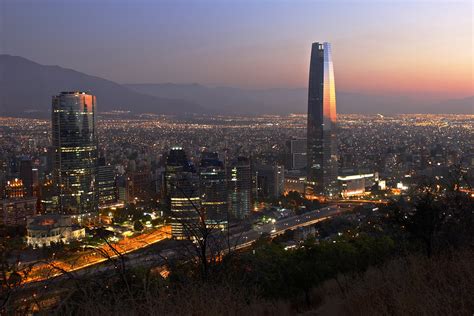 Flickrpimr7jx Santiago De Chile At Night Primer Plano