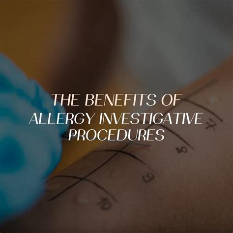 Allergy Investigative Procedures House Of Skincare