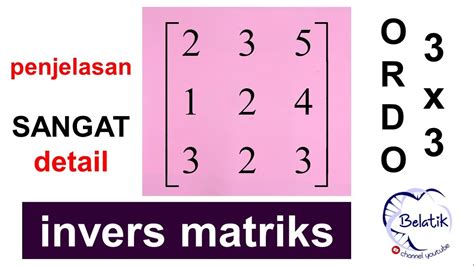 Contoh Soal Matriks Transpose Febipedia