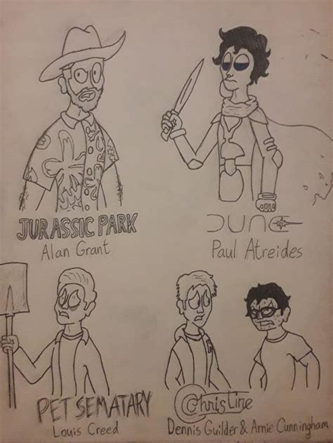 Drawings Of Characters From The Novels I Read Crossovers Fimfiction