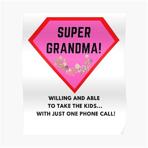 Super Grandma Willing And Able To Take The Kidswith Just One Phone